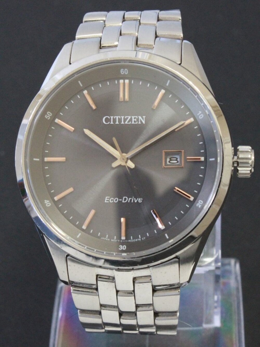 Citizen Contemporary Dress Men's Watch 41mm Grey Dial On Stainless Steel - Picture 3 of 16